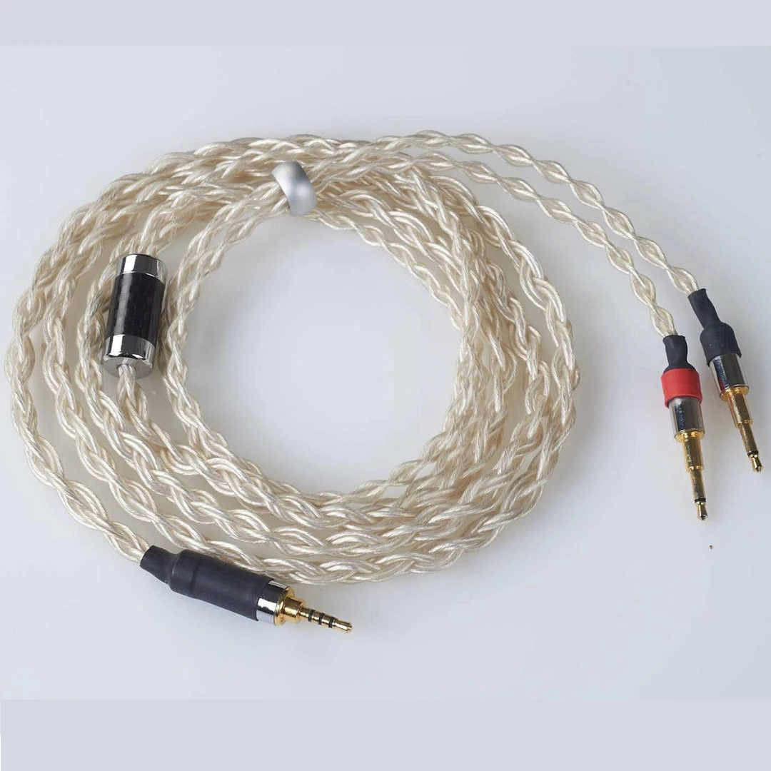 Outlet ✔️ Cables Headgear Audio - Litsa Silver Upgrade Cable For Sennheiser HD800 ❤️ 7 Cables Headgear Audio - Litsa Silver Upgrade Cable For Sennheiser HD800