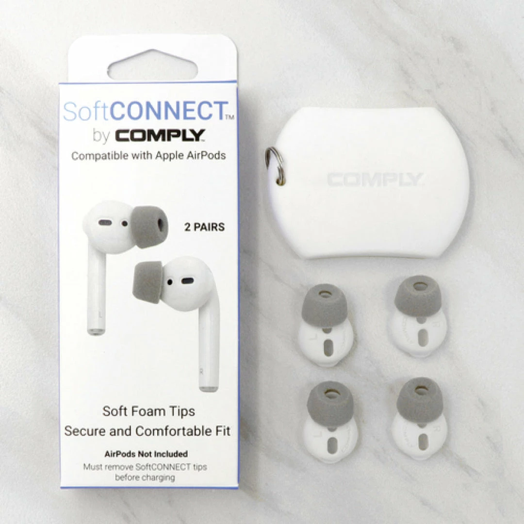 Cheapest 🛒 Eartips & Earpads Comply - SoftCONNECT™ For Apple AirPods & EarPods 👍 4 Eartips & Earpads Comply - SoftCONNECT™ For Apple AirPods & EarPods