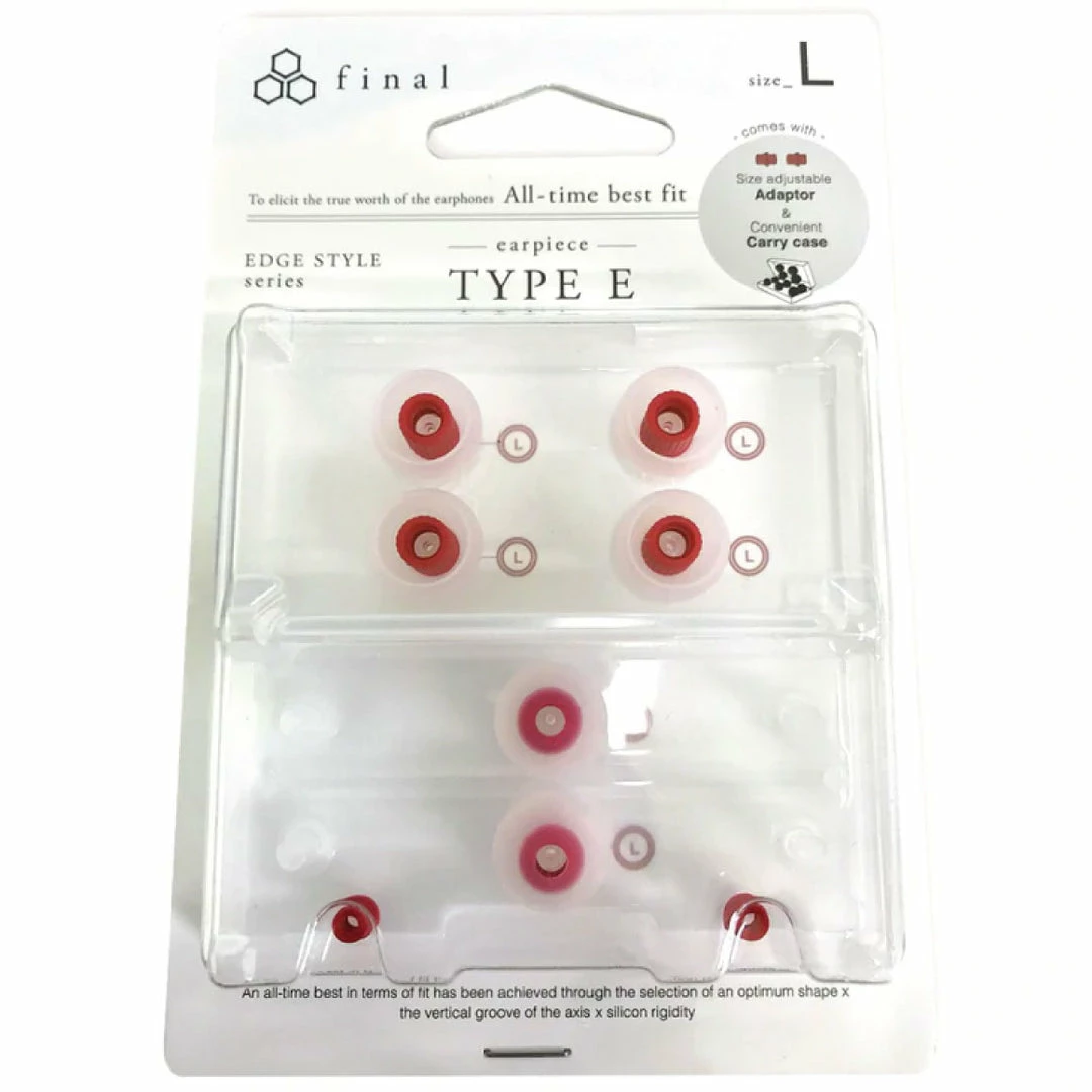 Discount π Final Audio Eartips & Earpads Final - Type E Silicone Eartips π 11 Final Audio Eartips & Earpads Final - Type E Silicone Eartips