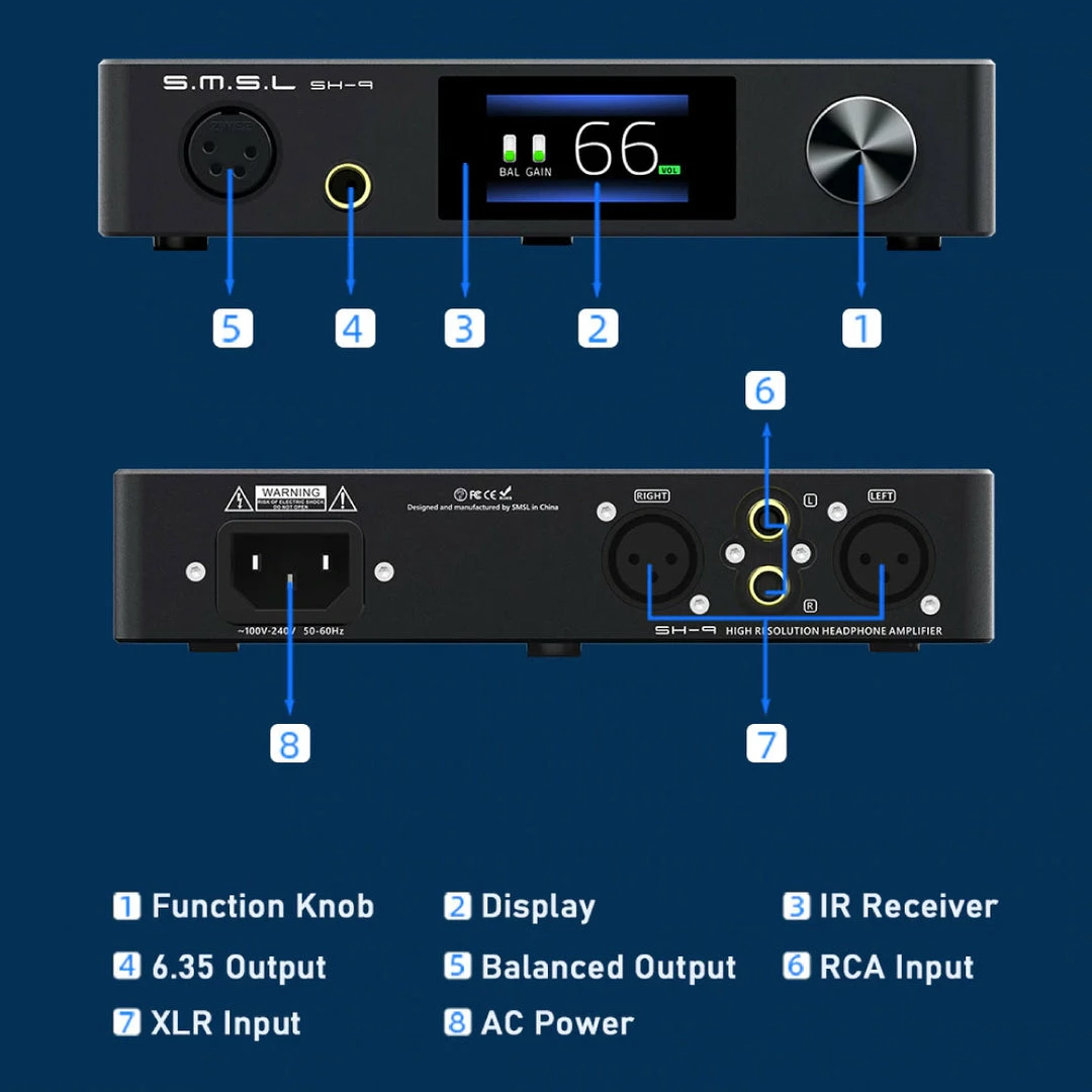 Top 10 🔔 S.M.S.L - SH-9 Desktop Amps & DACs 🎉 10 S.M.S.L - SH-9 Desktop Amps & DACs