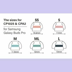 Deals ๐ SpinFit - CP1025 & CPA2 For Samsung Galaxy Buds Pro & Jabra 85T ๐คฉ 44 SpinFit - CP1025 & CPA2 For Samsung Galaxy Buds Pro & Jabra 85T