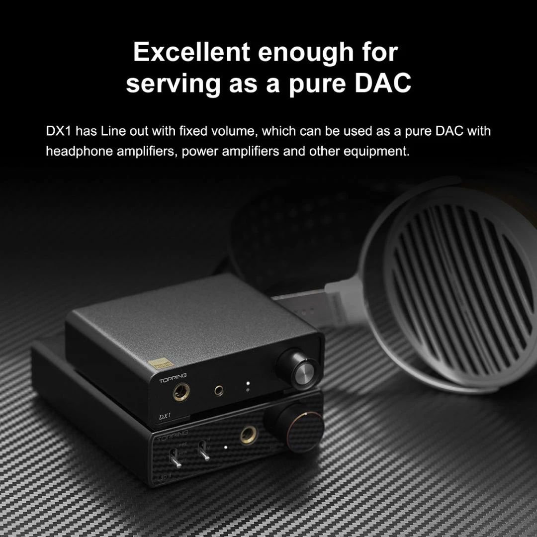 Buy โจ Desktop Amps & DACs TOPPING - DX1 ๐งจ 12 Desktop Amps & DACs TOPPING - DX1