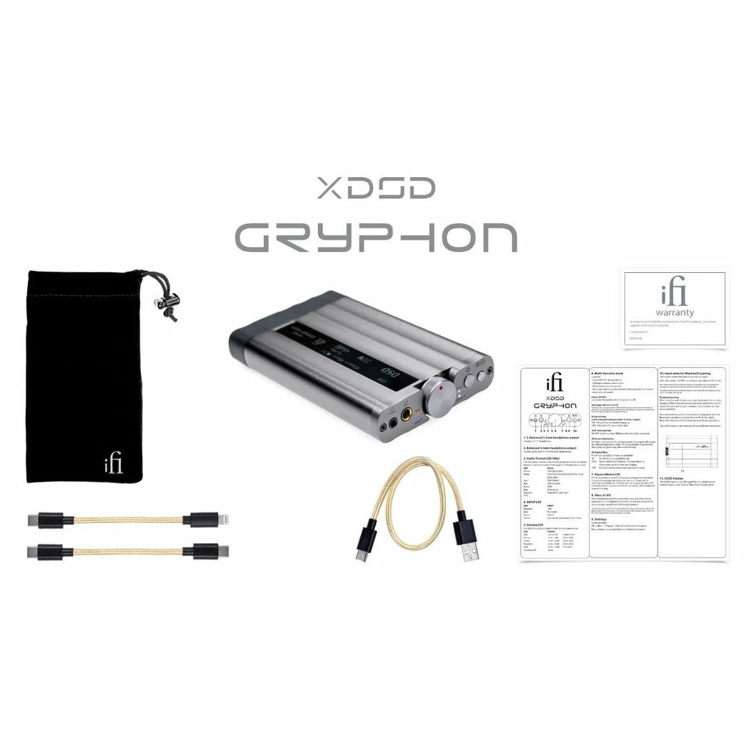 Budget 🥰 Portable Amps &DACs IFi Audio - XDSD Gryphon 🤩 10 Portable Amps &DACs IFi Audio - XDSD Gryphon